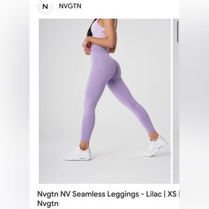 NVGTN NV Seamless Leggings in Lilac XS